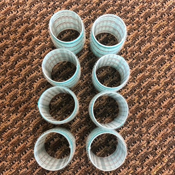 Self Grip Hair Rollers Set of 14 Two Sizes Used Curlers Hair Styling - Picture 3 of 12